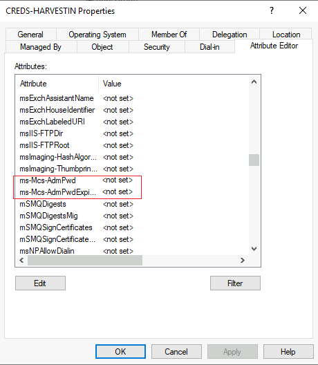 Computer Objects Attributes